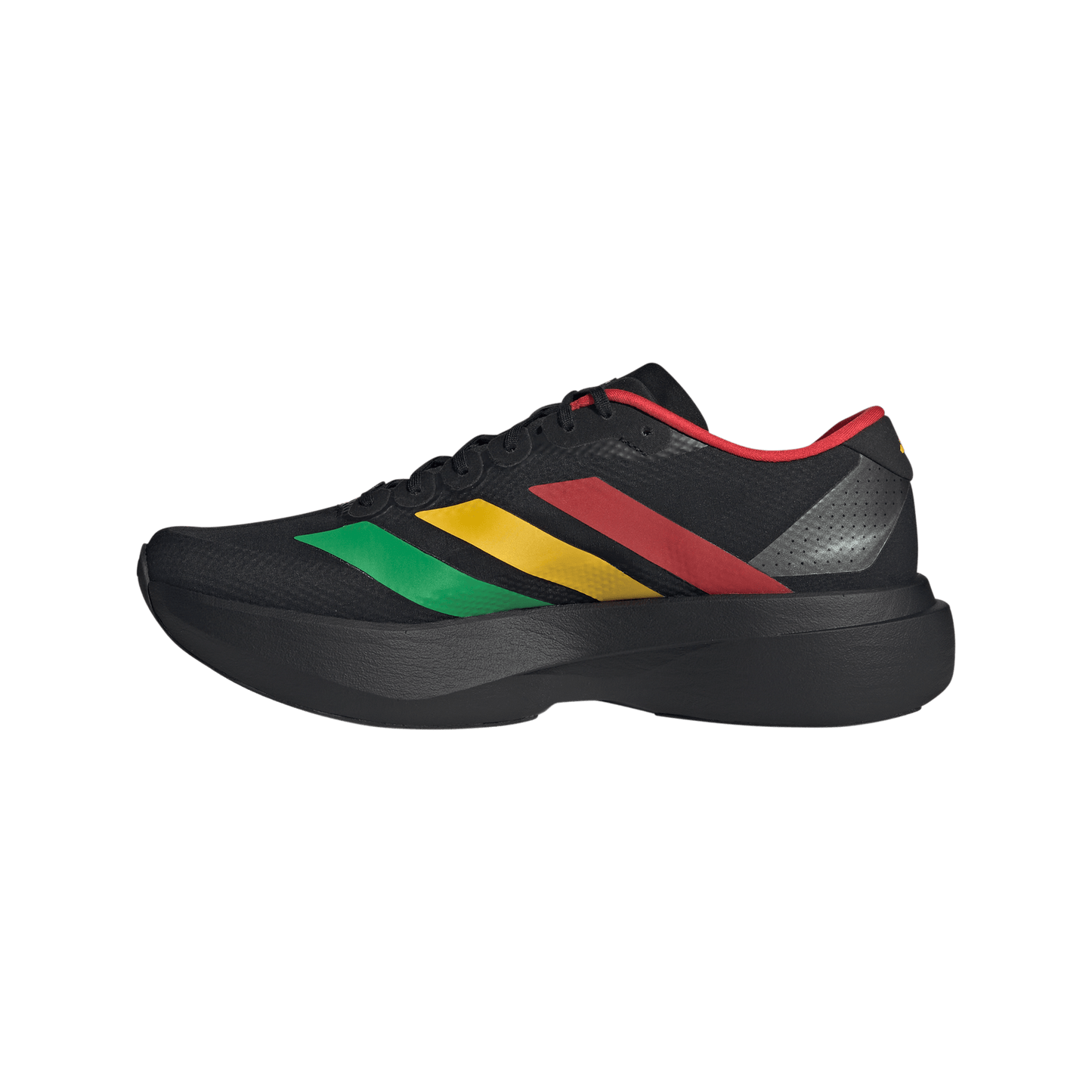 adidas Adizero Evo SL x Bob Marley Running Shoes | Core Black / Green / Yellow / Red | Men's