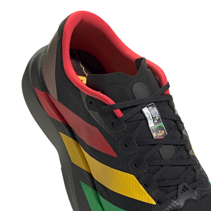 adidas Adizero Evo SL x Bob Marley Running Shoes | Core Black / Green / Yellow / Red | Men's