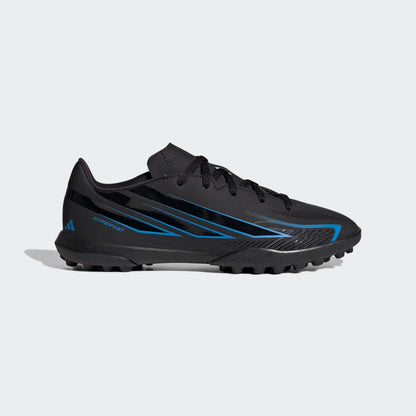 adidas F50 HYPERFAST CLUB Turf Football Boots | Core Black / Blue | Kid's