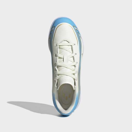 adidas F50 MESSI CLUB Indoor Football Shoes| Ivory / Ice Blue | Kid's