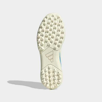 adidas F50 MESSI CLUB Turf Football Shoes | Ivory / Ice Blue | Kid's