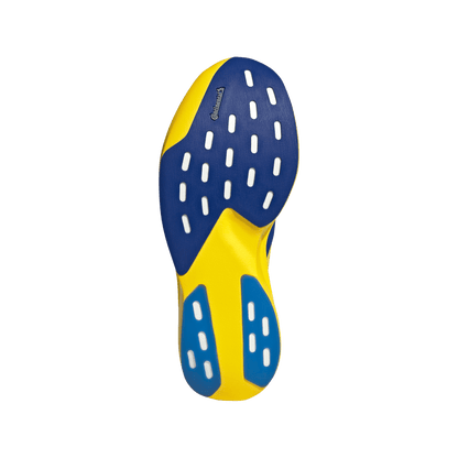 adidas Adizero Evo SL Running Shoes | Yellow / Royal Blue / Iron Metallic | Men's