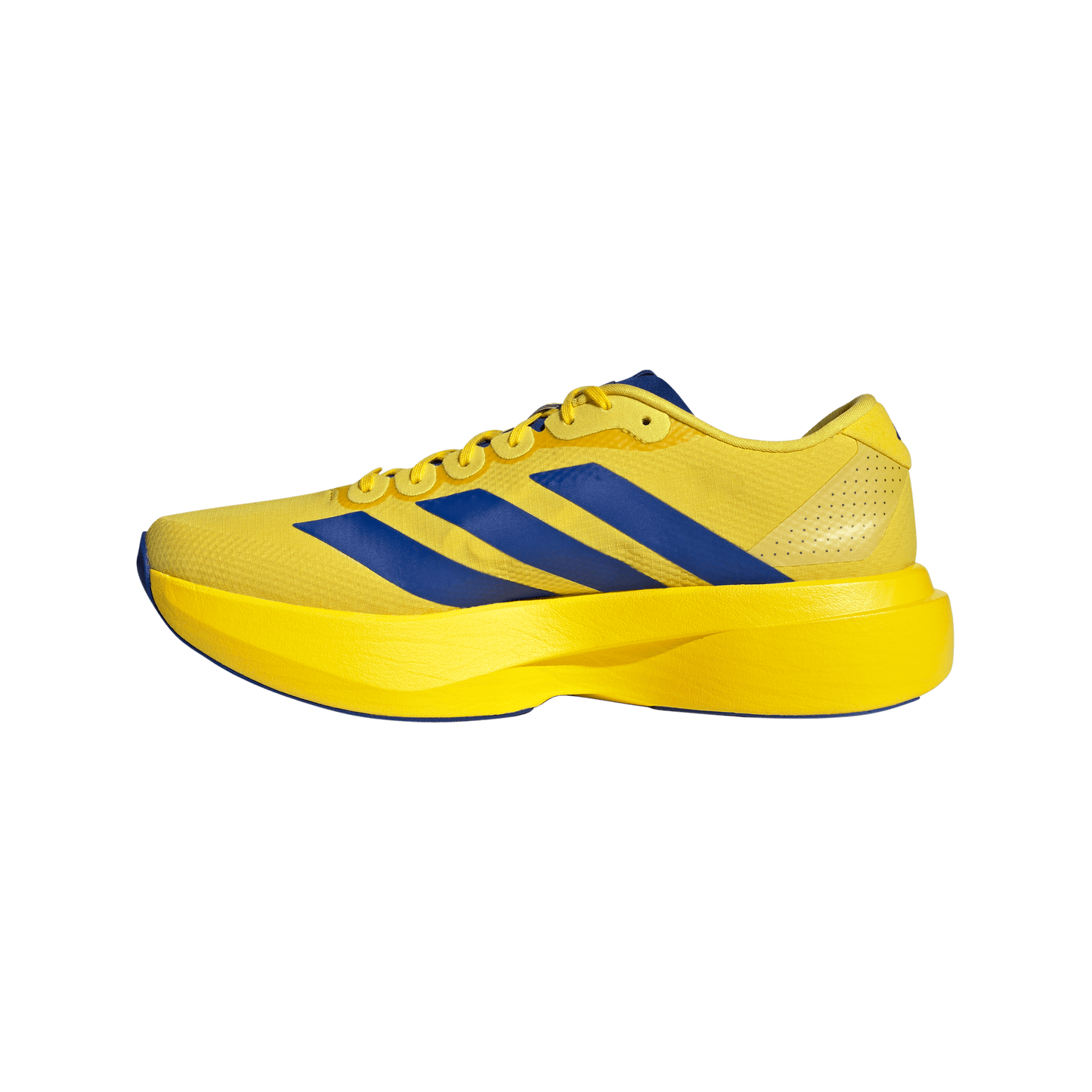 adidas Adizero Evo SL Running Shoes | Yellow / Royal Blue / Iron Metallic | Men's