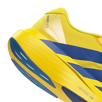 adidas Adizero Evo SL Running Shoes | Yellow / Royal Blue / Iron Metallic | Men's