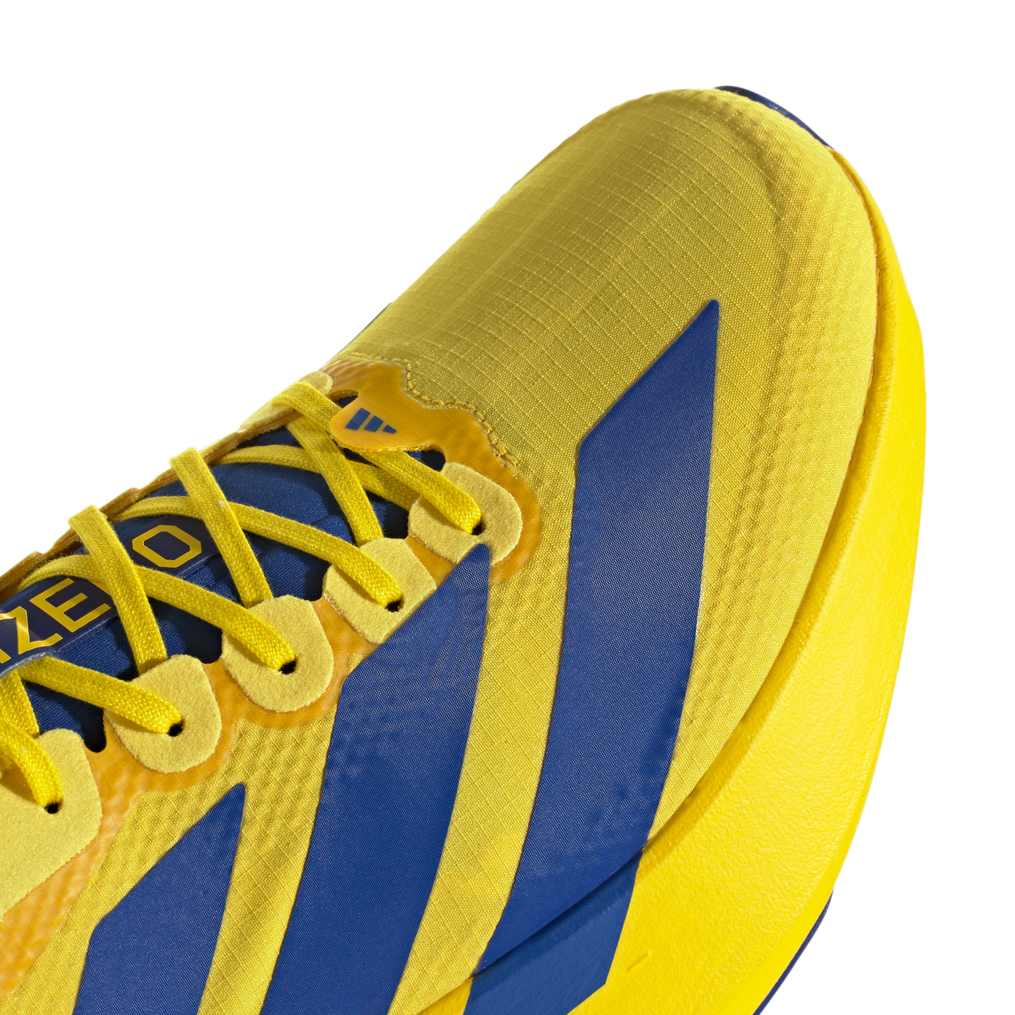 adidas Adizero Evo SL Running Shoes | Yellow / Royal Blue / Iron Metallic | Men's