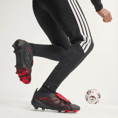 adidas Predator Elite Fold-Over Tongue Firm Ground Football Boots |Core Black | Men's