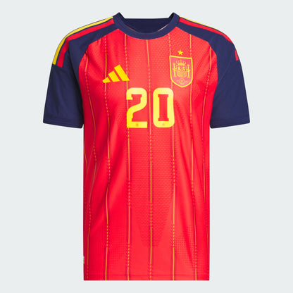 adidas Spain 2026 Pedri Authentic Home Jersey Men's Soccer Jersey | Red