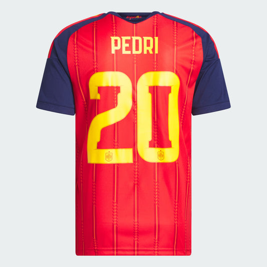 adidas Spain 2026 Pedri Home Jersey | Men's Soccer Jersey | Red