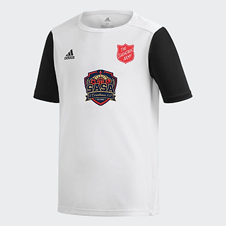 Salvation Army Sports Academy Uniform Estro 19 White Jersey