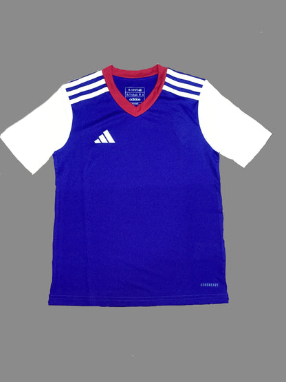 adidas Custom Entrada 22 Jersey | Purple / White / Red | Kid's