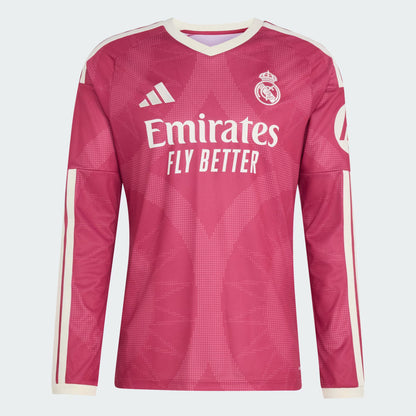 Real Madrid 26/27 Third Jersey Long Sleeve |  Wild Pink | Men's