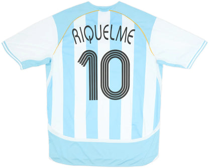 Argentina Home Jersey 2006 Riquelme | Light Blue/White | Men's