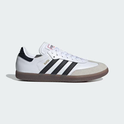 adidas SAMBA Indoor Soccer Shoes | Cloud White / Core Black / Vivid Red | Men's