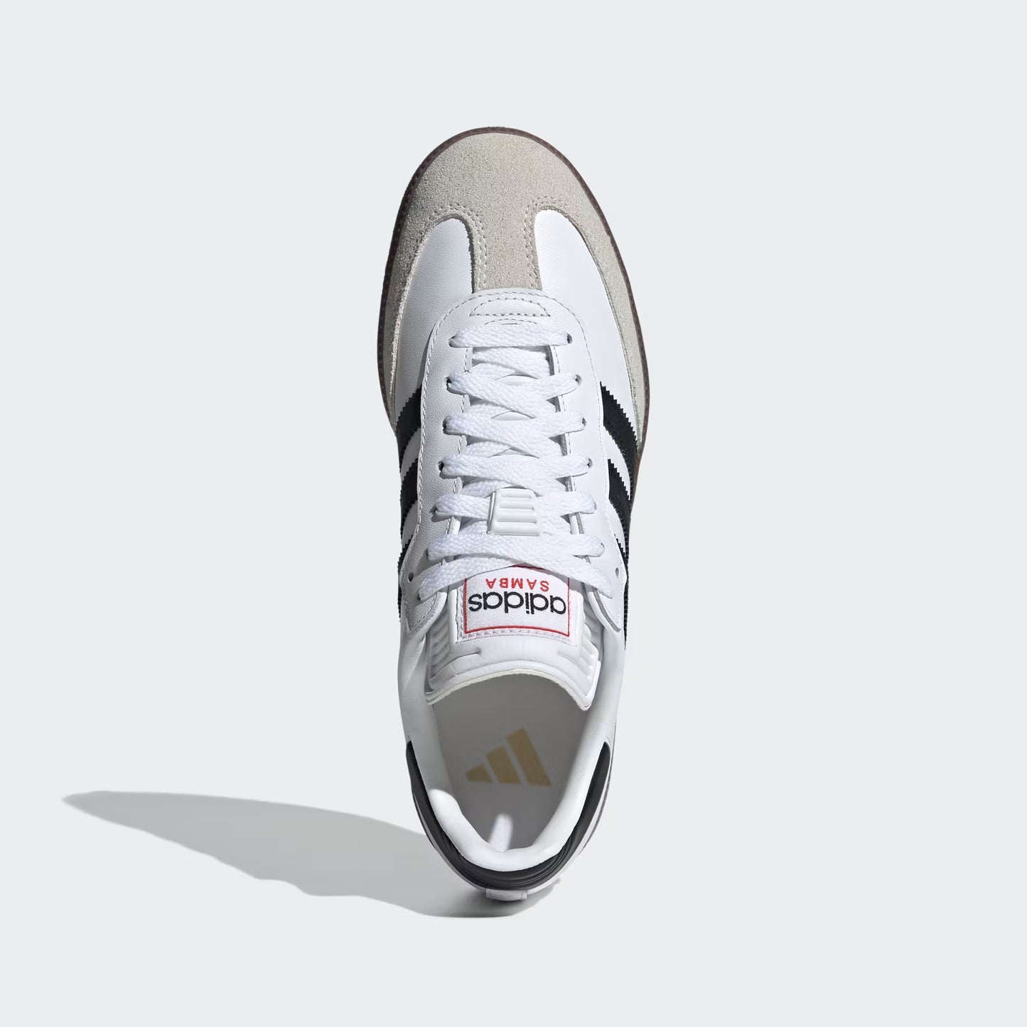 adidas SAMBA Indoor Soccer Shoes | Cloud White / Core Black / Vivid Red | Men's