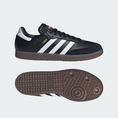 adidas SAMBA Indoor Soccer Shoes | Core Black / Cloud White / Vivid Red | Men's
