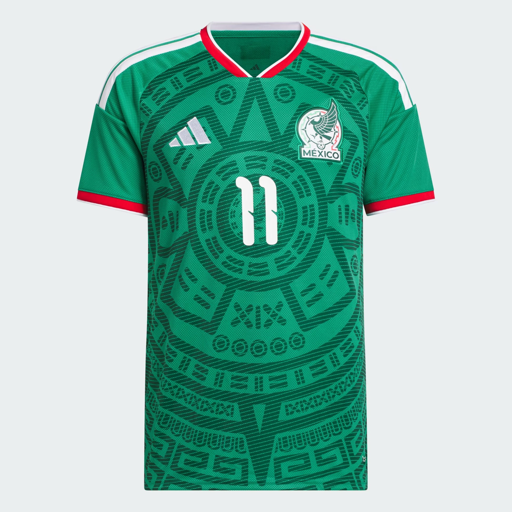 adidas Mexico 26 Santi Gimenez Home Jersey - Men's | Bold Green El