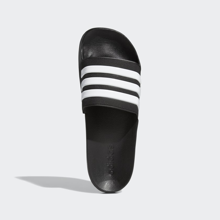 adidas ADILETTE SHOWER Rubber Slides - Core Black | Men's