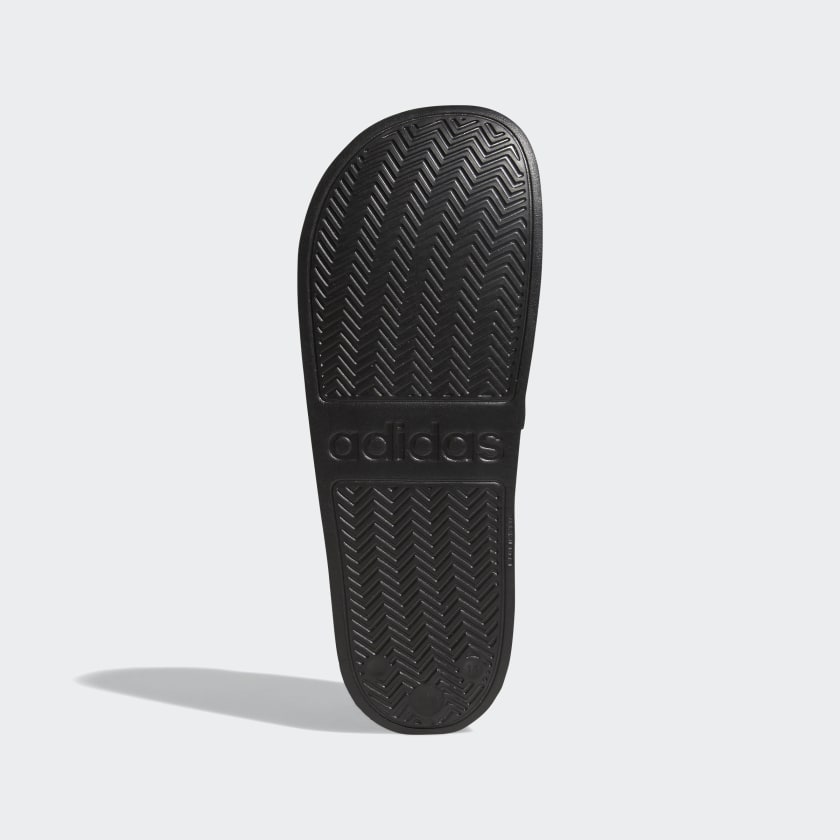 adidas ADILETTE SHOWER Rubber Slides - Core Black | Men's
