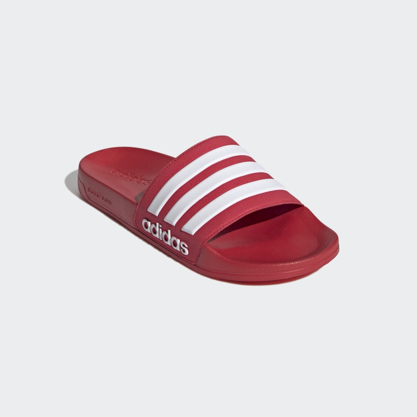 Adidas red sandals Clearance