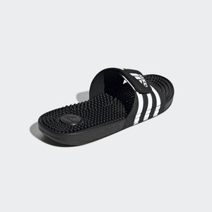 adidas ADISSAGE Adjustable Rubber Slides | Black-White | Youth