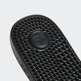 adidas ADISSAGE Adjustable Rubber Slides | Black-White | Youth