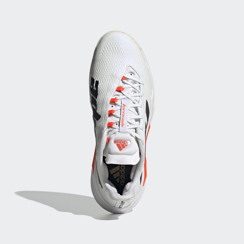 adidas Men's Barricade Tennis Shoes, Size 13, White/Black adidas Men's Barricade Tennis Shoes, Size 13, White/Black