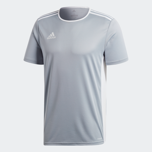 adidas ENTRADA 18 Soccer Jersey | Light Grey | Men's