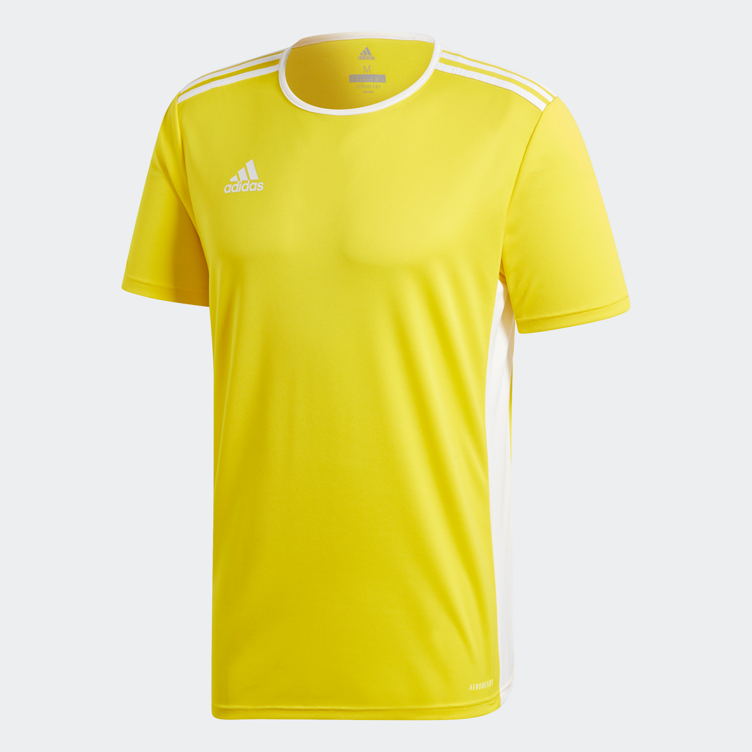 adidas ENTRADA 18 Soccer Jersey | Yellow | Men's