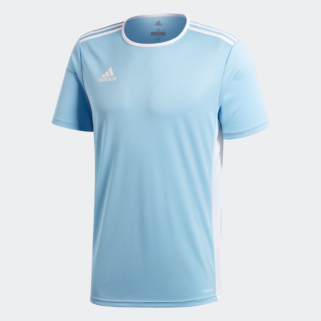 adidas ENTRADA 18 Soccer Jersey | Clear Blue | Men's