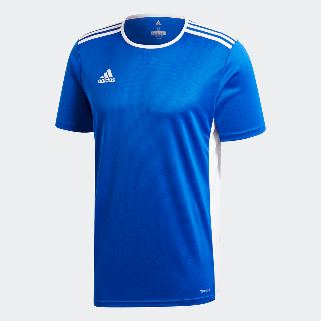 Occlusie snelheid hobby adidas ENTRADA 18 Soccer Jersey | Royal Blue | Men's | stripe 3 adidas