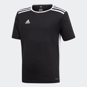 adidas ENTRADA 18 Soccer Jersey | Black | Youth