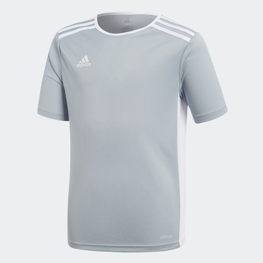 adidas ENTRADA 18 Soccer Jersey | Light Grey | Youth