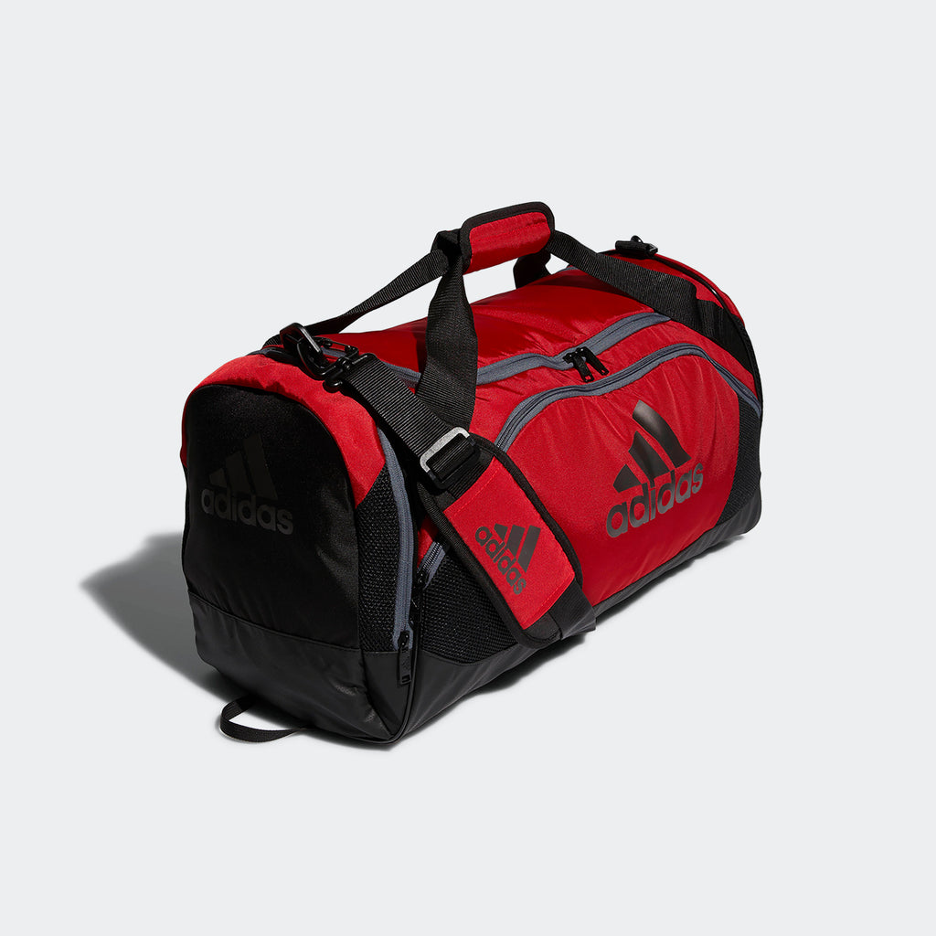 adidas TEAM ISSUE II Medium Duffel Bag | Red stripe adidas