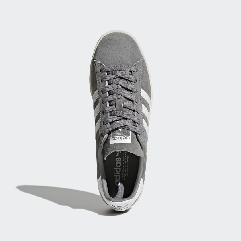 fórmula champán Anécdota adidas Originals CAMPUS Suede Shoes | Grey-White | Men's | stripe 3 adidas