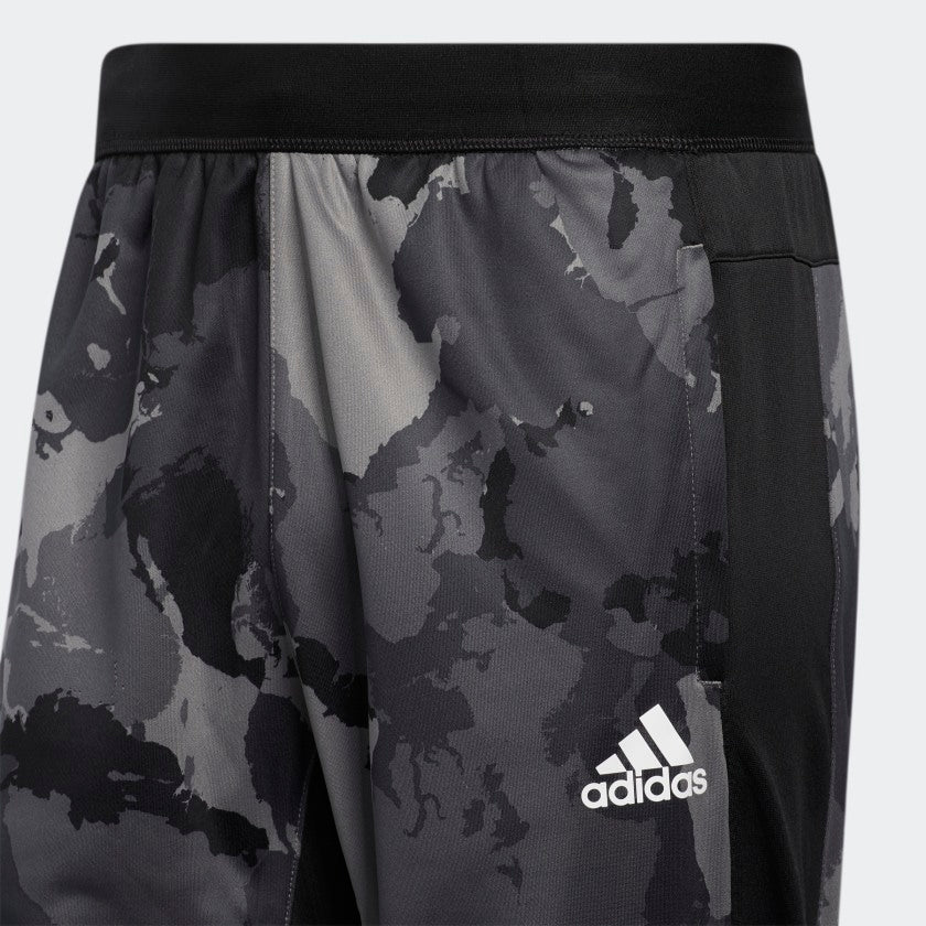 adidas CONTINENT CITY CROPPED Training Joggers Grey Camo Men's