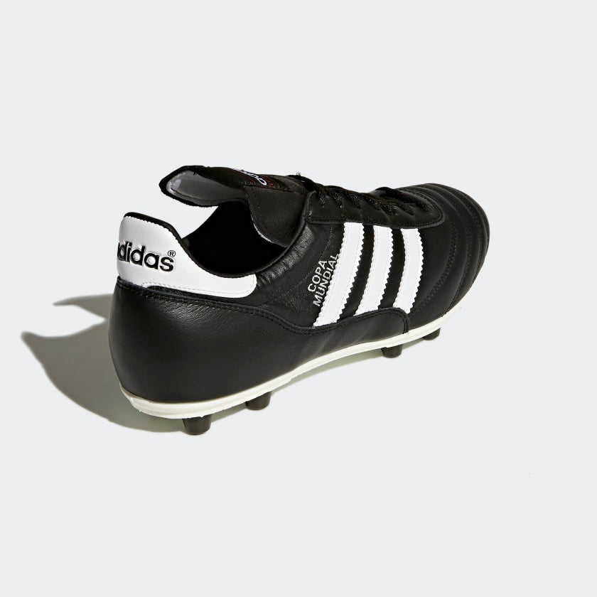 adidas MUNDIAL Kid's Firm Ground Soccer | Black-White | | stripe 3 adidas