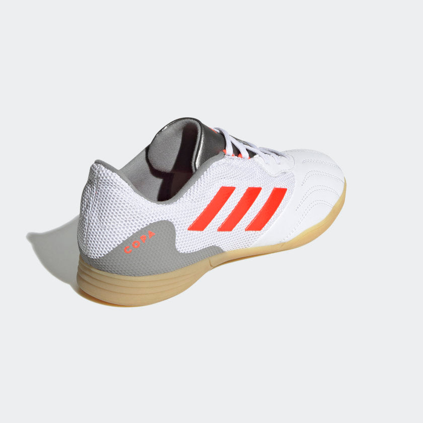 adidas Jr. COPA SENSE.3 Indoor Sala Shoes | White-Red | Unisex