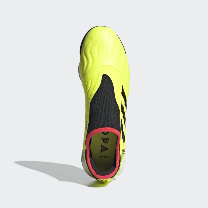 adidas COPA SENSE.3 Laceless Turf Shoes | Yellow