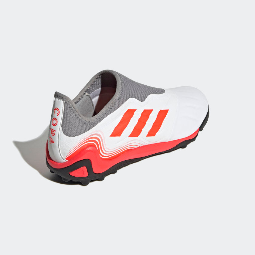 adidas COPA SENSE.3 LACELESS Artificial Turf Soccer Shoes | White-Red | Men's
