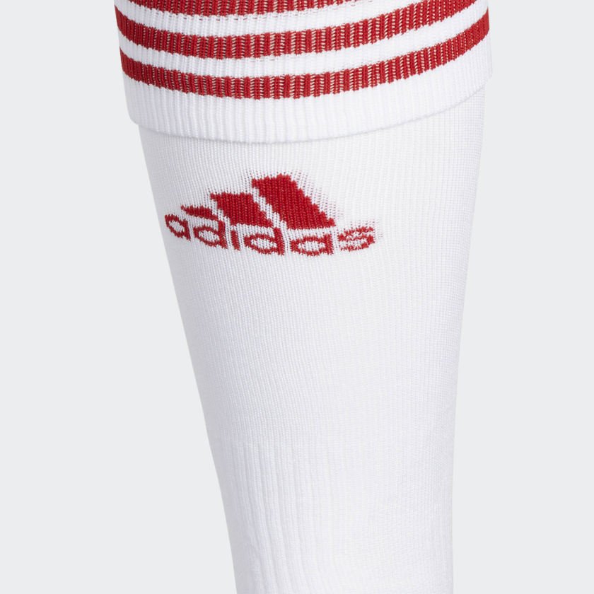 adidas COPA ZONE IV Soccer Socks | White-Red | Unisex
