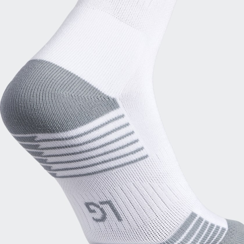 adidas COPA ZONE IV Soccer Socks | White-Red | Unisex