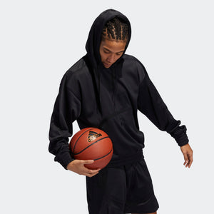 adidas CROSS UP 365 Hooded Basketball Sweatshirt | Black | Men's
