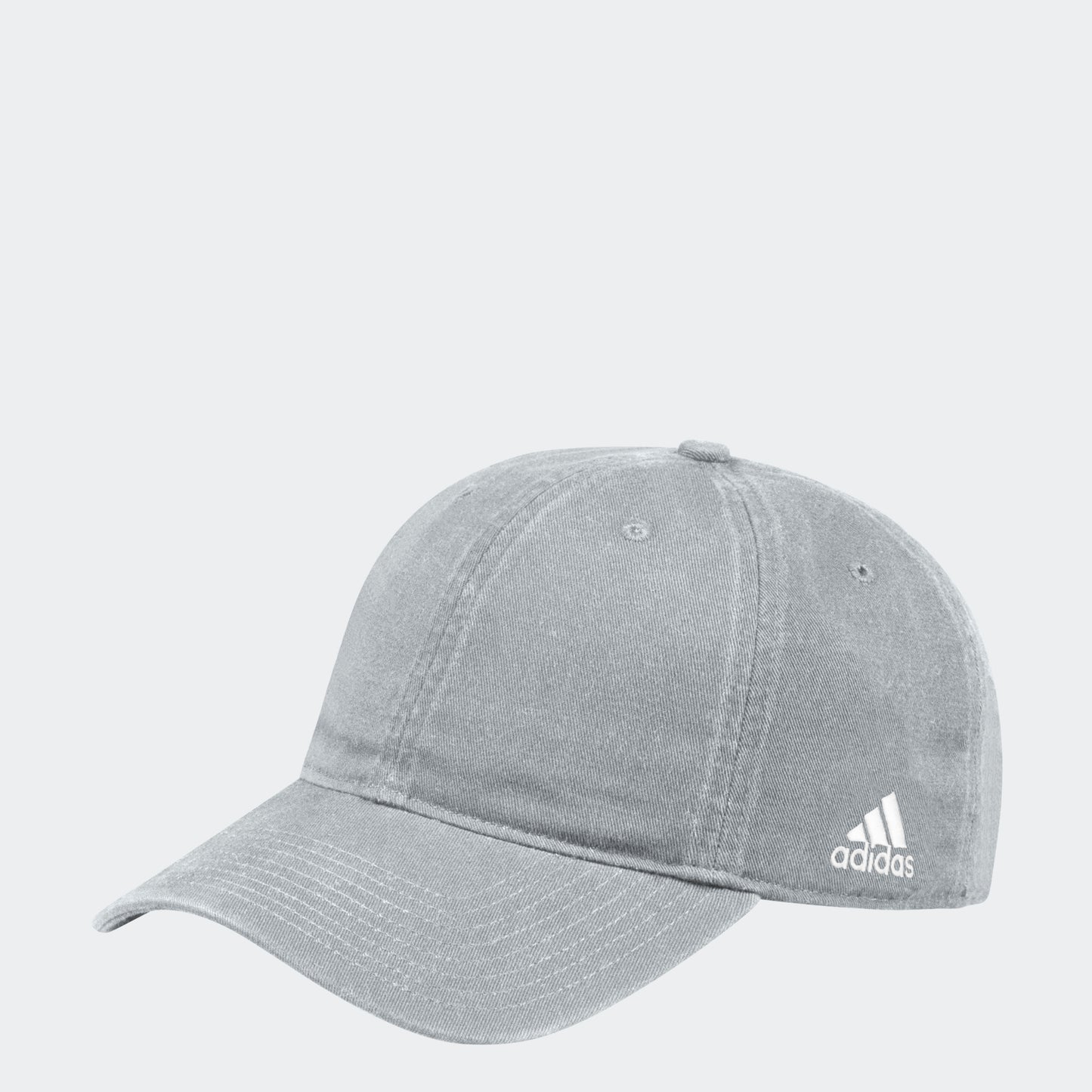 adidas Adjustable WASHED SLOUCH Hat | Light Grey | Men's