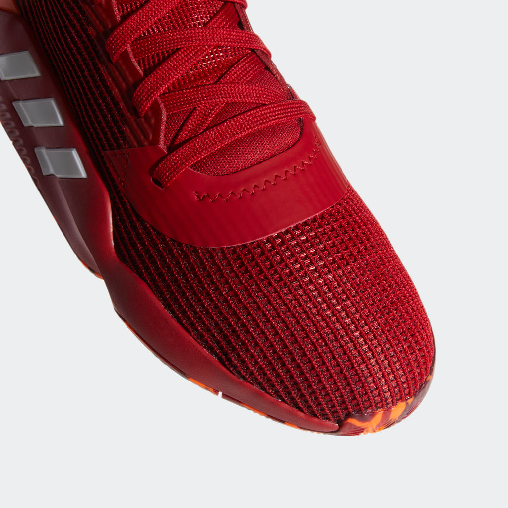 adidas PRO BOUNCE 2019 Basketball Shoes | Power Red-Orange Men's stripe 3 adidas
