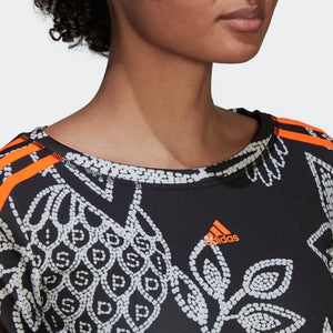 adidas FARM Rio Crop Long Sleeve Shirt | Black | Women's