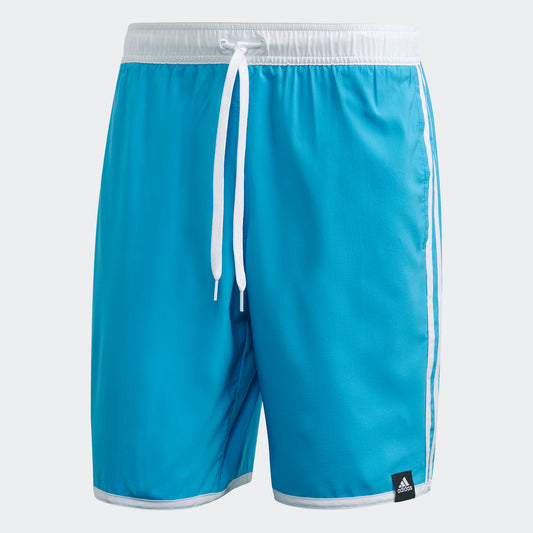 adidas 3-STRIPES CLX Swim Shorts | Cyan | Men's