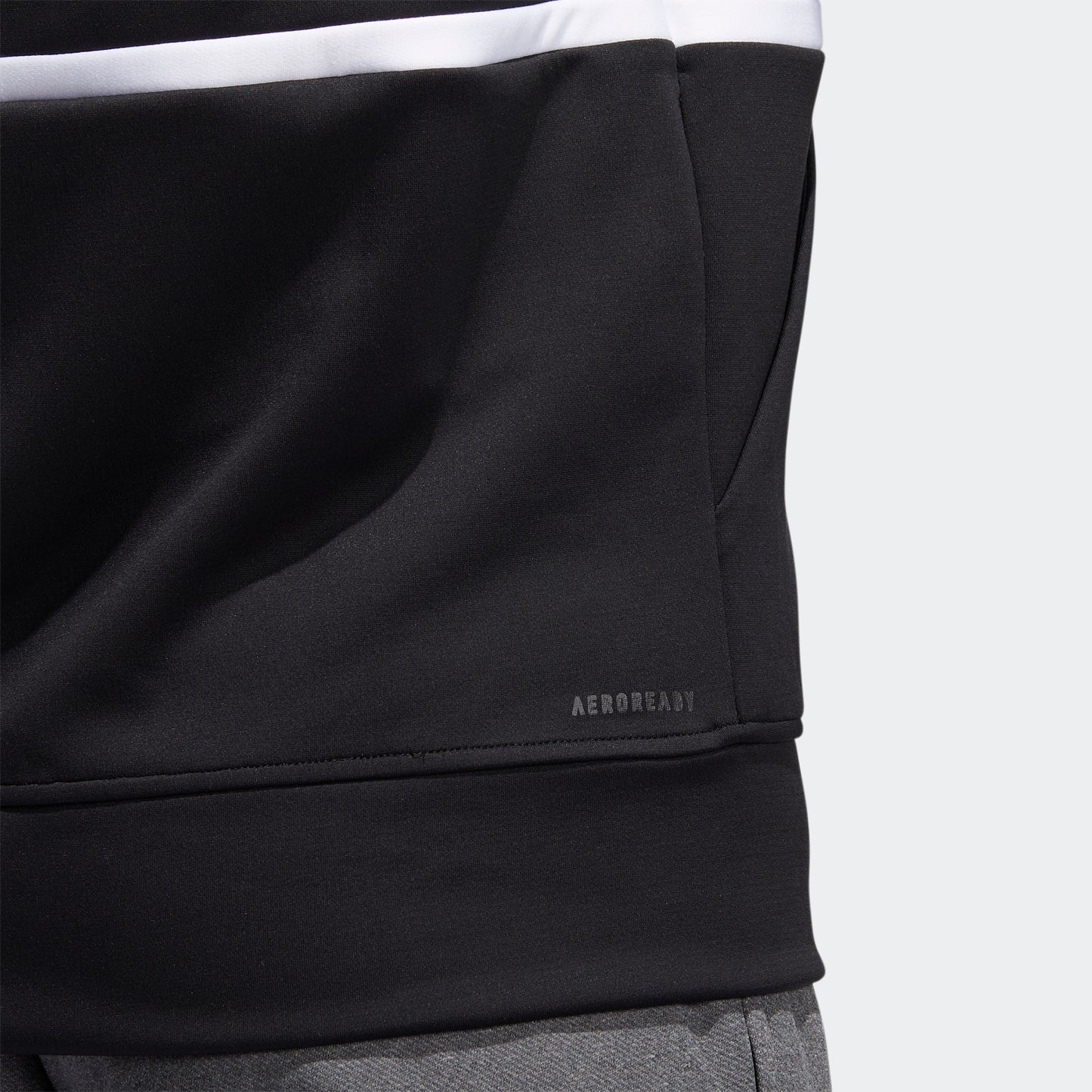adidas UNDER THE LIGHTS Full-Zip Hooded Sweat Jacket | Black | Men's
