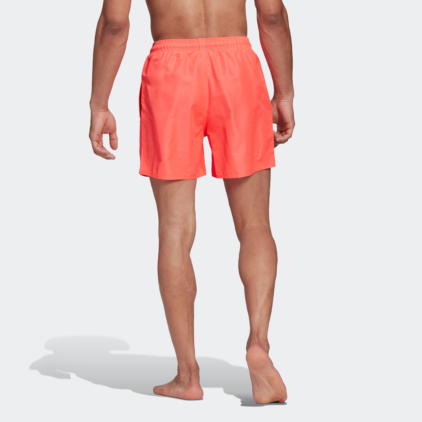 adidas CLX Solid Swim Shorts | Signal Pink | Men's
