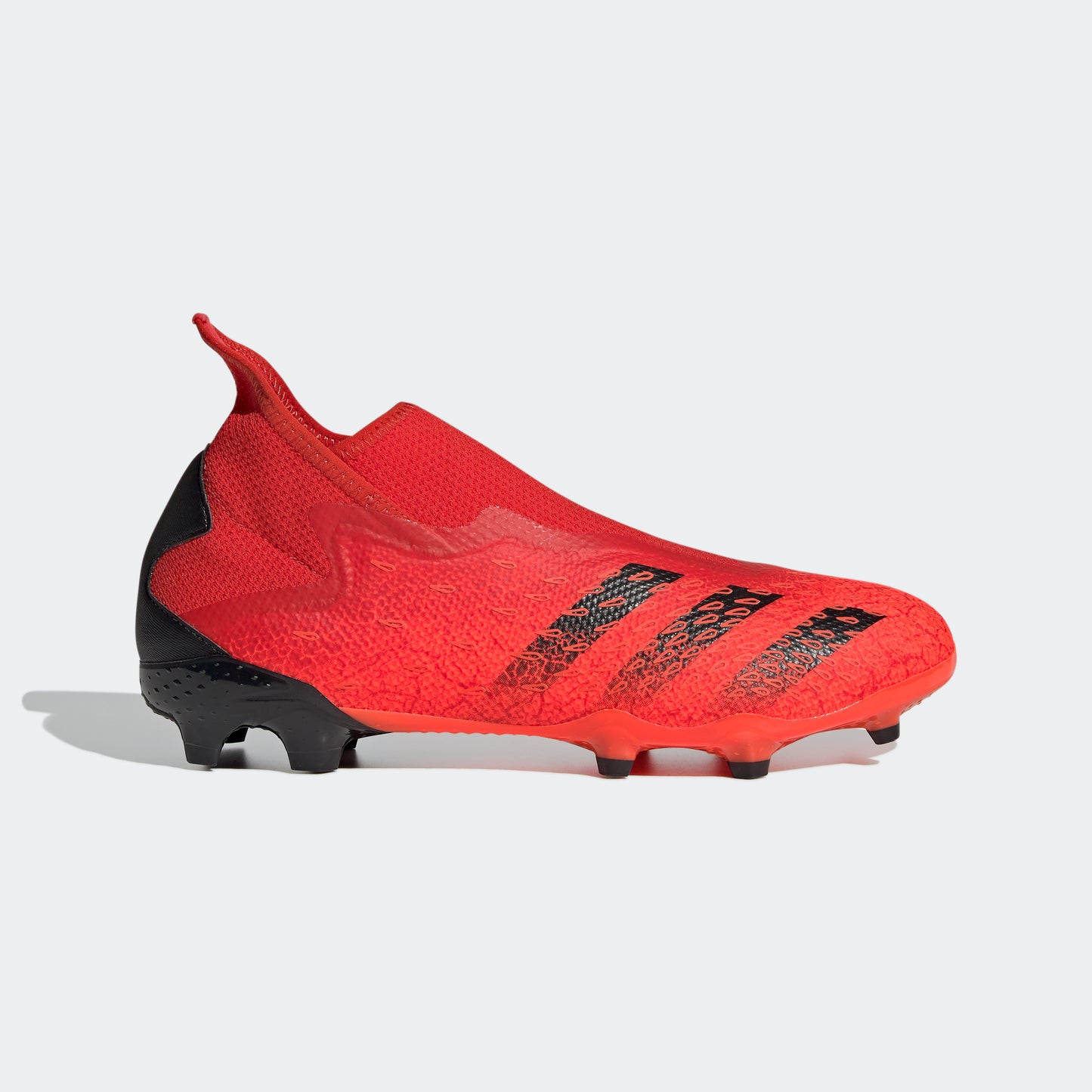 adidas PREDATOR FREAK.3 LACELESS Firm Ground Soccer Cleats | Red | Men's