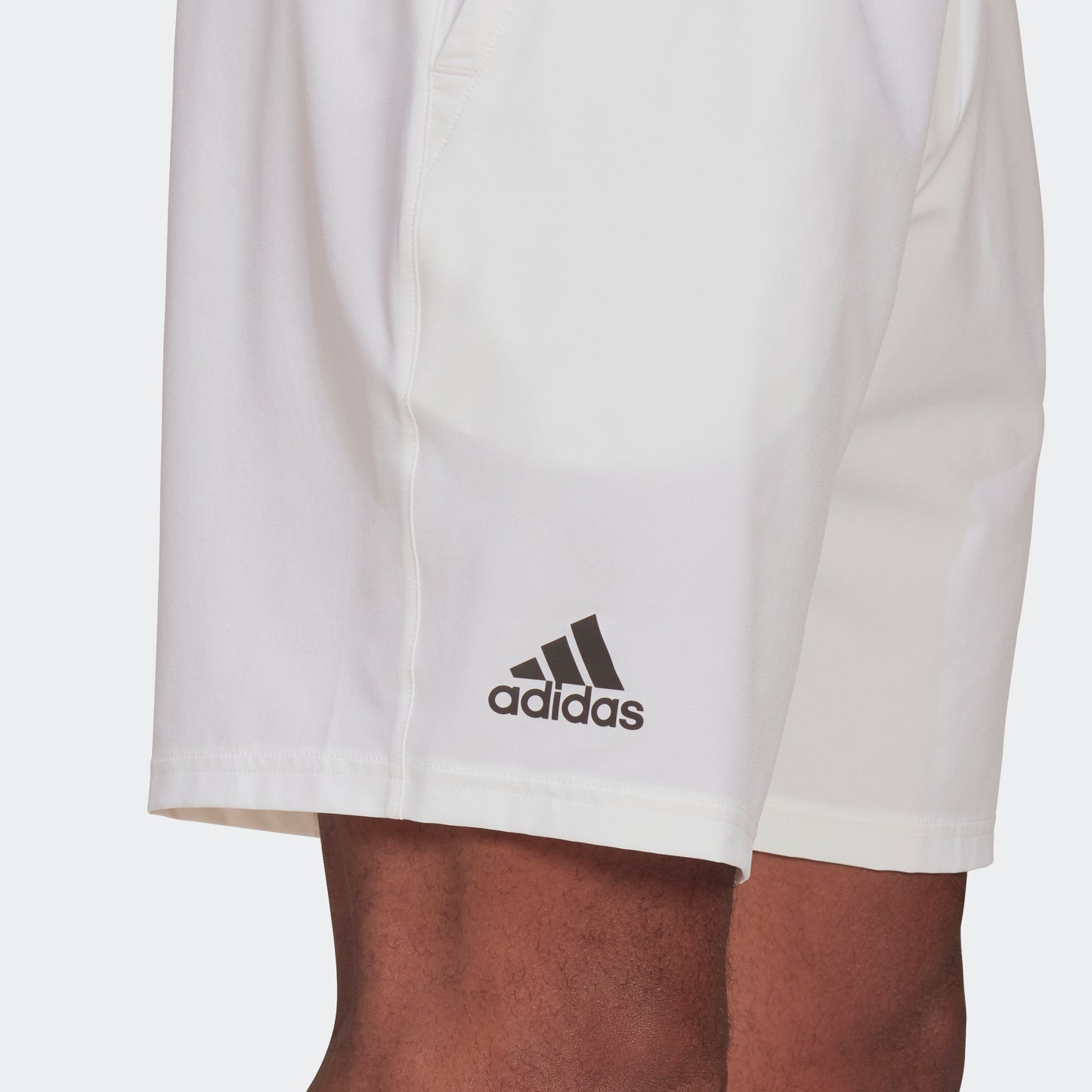 adidas CLUB STRETCH-WOVEN 7-Inch Tennis Shorts | White | Men's
